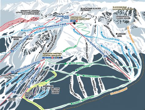 Browse our high resolution map of the pistes in whistler blackcomb to plan your ski holiday and also purchase whistler blackcomb pistemaps to download to your garmin gps. SlopeLab's Review of Whistler Blackcomb