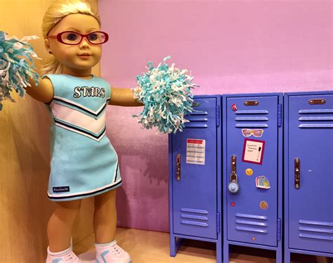 american girl doll cheerleader outfit and school lockers cheerleading outfits american girl