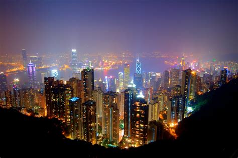 See more ideas about hong kong night, hong kong, kong. Top view photo of lightened high rise buildings during ...
