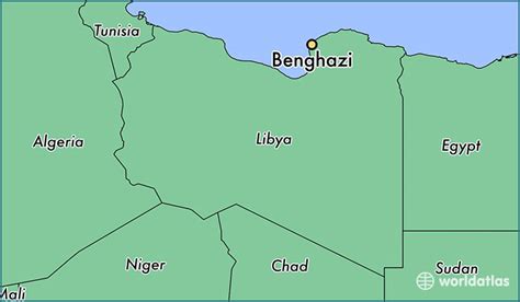 Where Is Benghazi Libya Benghazi Banghazi Map