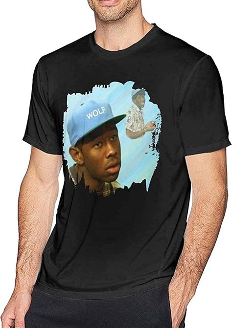 Rjsgdfjhs Tyler The Creator Wolf Men's Classic T-Shirt Black: Amazon.co