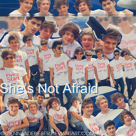 Blend Shes Not Afraid De One Direction By Itsdennaadebieber On Deviantart