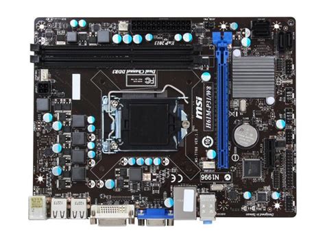 However, there is no guarantee that interference Used - Very Good: MSI H61M-P31/W8 LGA 1155 Micro ATX Intel Motherboard with UEFI BIOS - Newegg.com