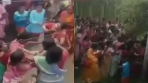 Shocking Woman Stripped Beaten By Mob After Being Accused Of Having