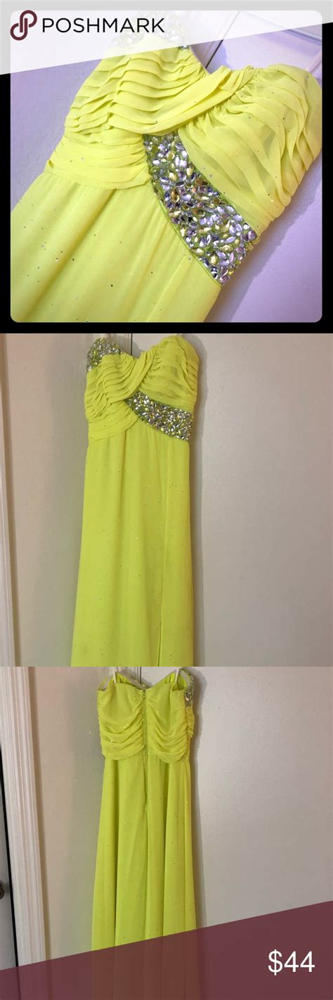 Jodi Kristopher Neon Green Prom Dress Green Prom Dress Green Prom