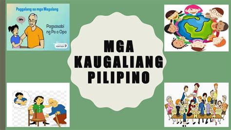 Poster Making Magandang Kaugaliang Pilipino Isabuhay At Pagyamanin