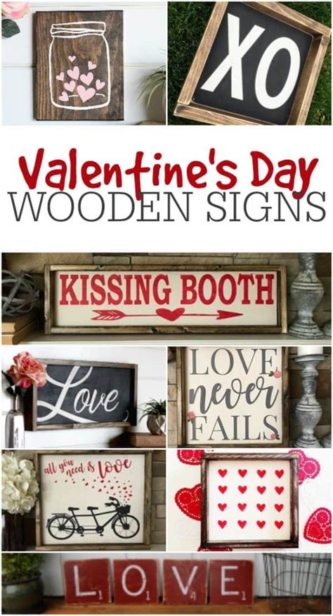 Valentines Day Wooden Signs Home Decor Todays Creative Ideas