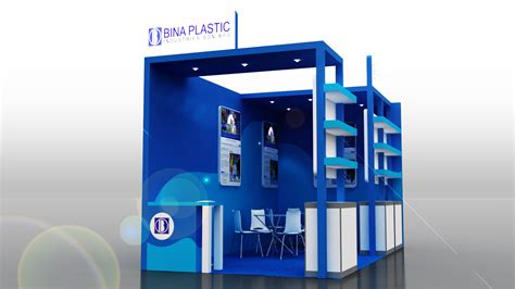 Bina Plastic 2nd booth design by Muhammad Syarafuddin Khairul Anuar at