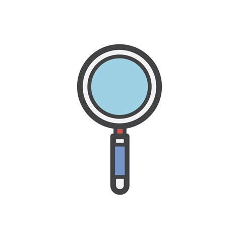 Illustration Of Magnifying Glass Icon Download Free Vectors Clipart