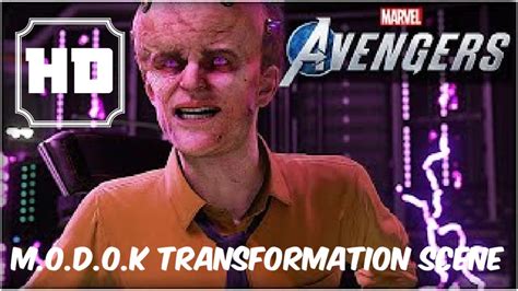 Marvels Avengers Modok Transformation Scene Hd Youtube