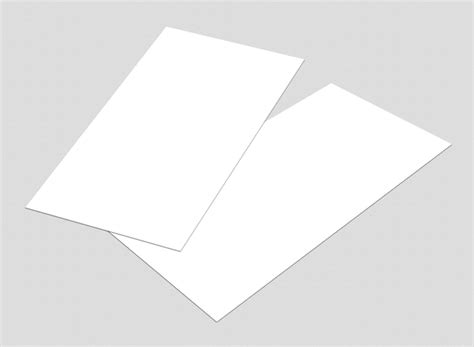 Premium Photo Blank White Paper