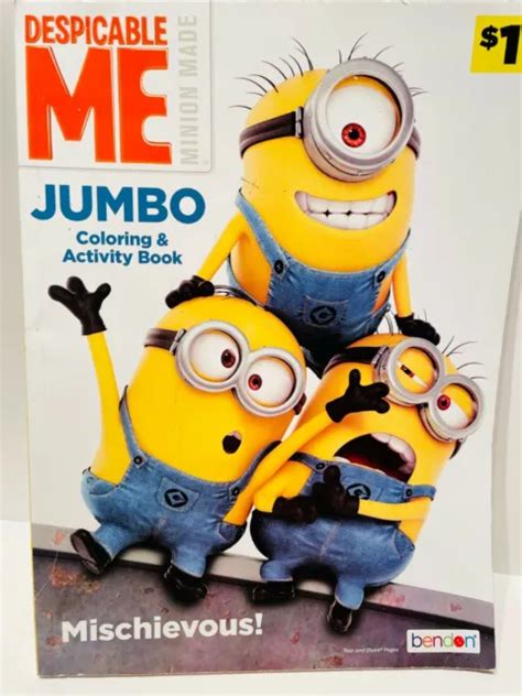 Despicable Me Minion Made Jumbo Coloring And Activity Book 499 Picclick