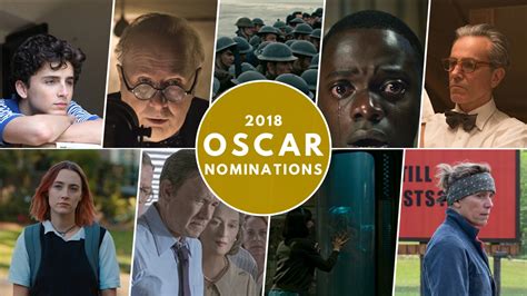Oscar Nominations 2018 Full List Shape Of Water Leads Race With 13 Nods