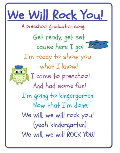 Kindergarten Graduation Poems