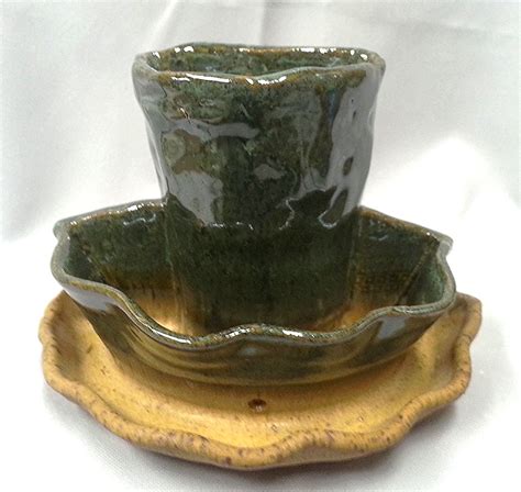 Pottery, sponge holder | Scrub brush and sponge holder in ...