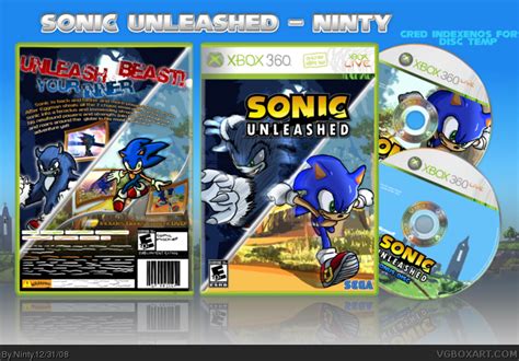 Sonic Unleashed Xbox 360 Box Art Cover By Ninty