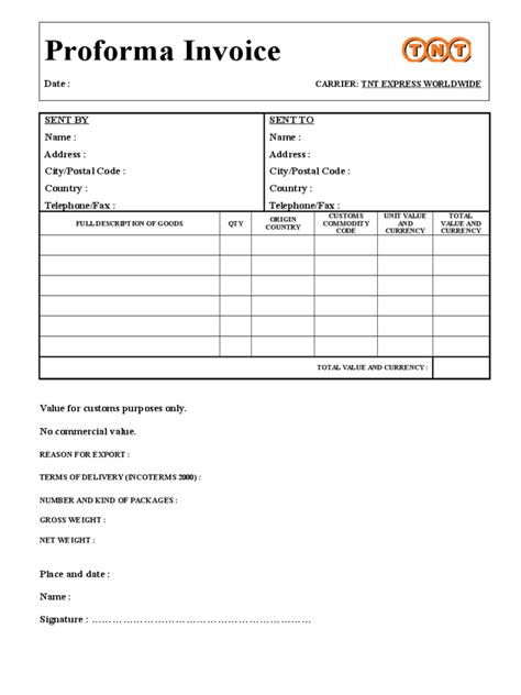 pro forma invoice template   templates   word