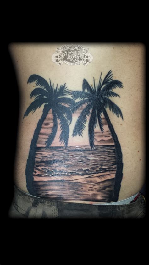Thus, if you always want to feel the holiday. Pin by Shauna Christine on tattoos | Palm tattoos, Beach ...