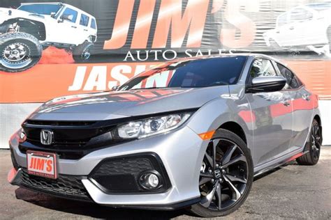 2019 Used Honda Civic Hatchback Sport Cvt At Jims Auto Sales Serving