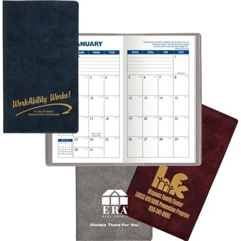 Executive Monthly Custom Pocket Planner