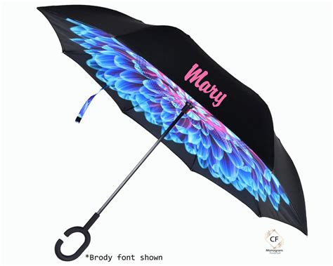 Custom Umbrella Mosaic Flower Umbrella Personalized Etsy