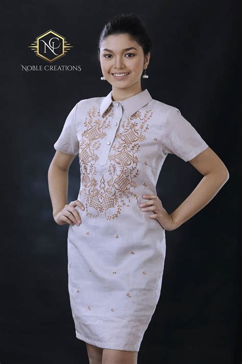 Sale Modern Filipiniana Dress Linen Barong Tagalog Australia The Best Porn Website