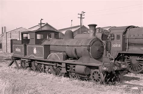 30584 eastleigh shed 14 oct 1961 ex lswr 520 was the firs… flickr