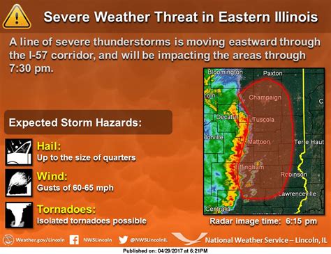 Nws Lincoln Il On Twitter 620 Pm Line Of Severe Storms Moving
