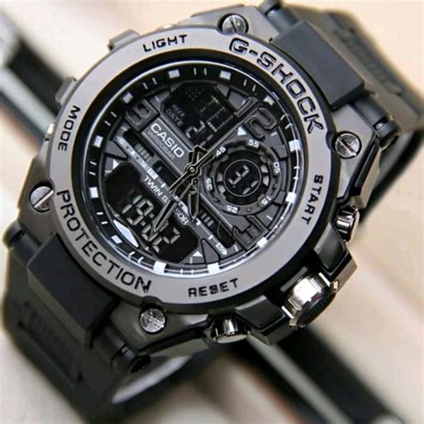 Semakin maju nya zaman casio pun membuat sebuah jam tangan baru yang dinamai dengan dan juga dengan nama baaru casio g shock. Jual BEST SELLER JAM TANGAN CASIO G-SHOCK GSHOCK GUNMETAL ...