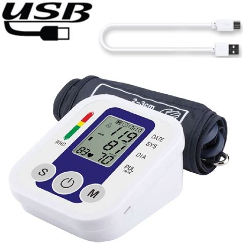 Usb Medical Digital Arm Wrist Bp Blood Pressure Monitor Tensiometer