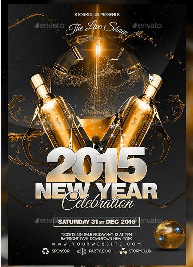 Flyer maker fotojet can help you with some new year party flyer templates. 50 Super Cool New Year Party Flyer Templates - Design ...