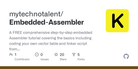 GitHub Mytechnotalent Embedded Assembler A FREE Comprehensive Step