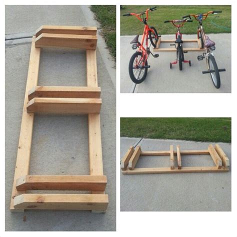 3rd Project Conpleted Bike Rack Built From Scrap 2x4s Diy Wood