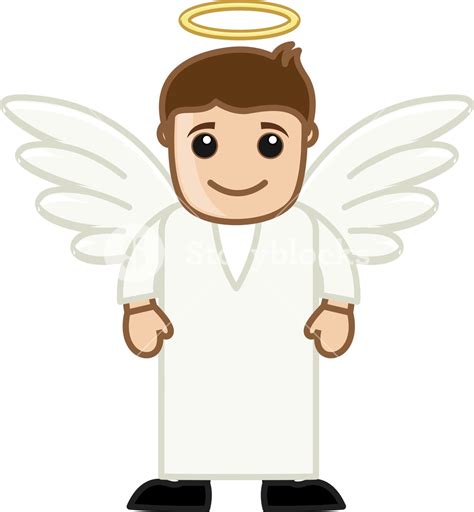 Angel Vector Character Cartoon Illustration Royalty Free Stock Image