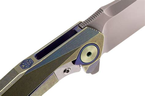 Rike Knife 1508s M390 Integral Pocket Knife Goldblue Advantageously