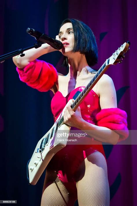 Musician Annie Clark Aka St Vincent Performs Live On Stage During A