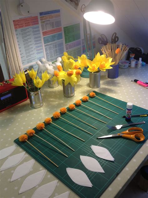 The Making Of The March Daffodil Window At Seasalt Diy Shops Craft