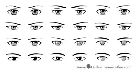 You can use this as a sample to practice on as you begin your journey creating your own amazing characters. Different Style Male Anime & Manga Eyes Drawing Guide ...