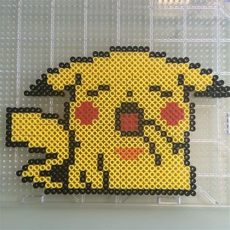 Pikachu Perler Beads By Beadologydesign Pokemon Bead Sprites Pyssla