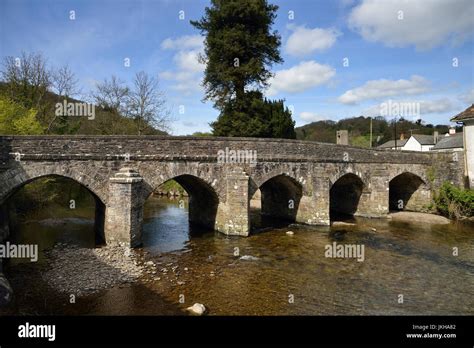 Dulverton Bridge And River Barle Exmoor Somerset Stock Photo Alamy