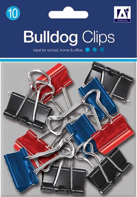 10 Bulldog Clips Wholesale