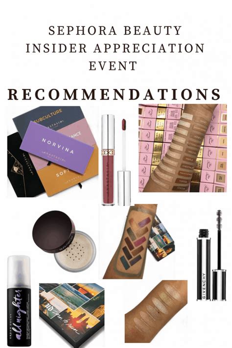 Sephora Beauty Insider Appreciation Event Recommendations Feel Pretty