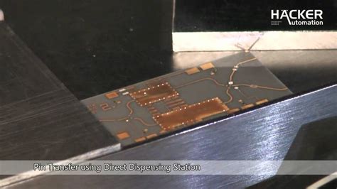 Pin Transfer Of Solder Paste And Pick Place Of Smd Components On Pcb