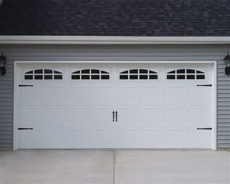 Raynor Carriage House Garage Doors With Stockton Arch Glass • ♦ All