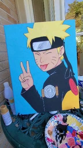 Naruto Acrylic Painting 🍥💫 Video Lukisan Cara Menggambar Gambar