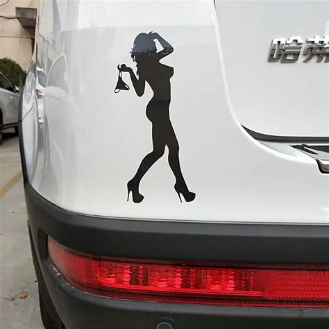 automobile motorcycle funny beautiful sexy woman in bikini decorative wall stickers cartoon car