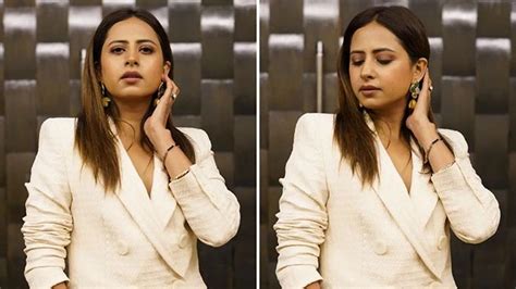 Sargun Mehta In Off White Pantsuit Gives Boss Lady Vibes Check Her