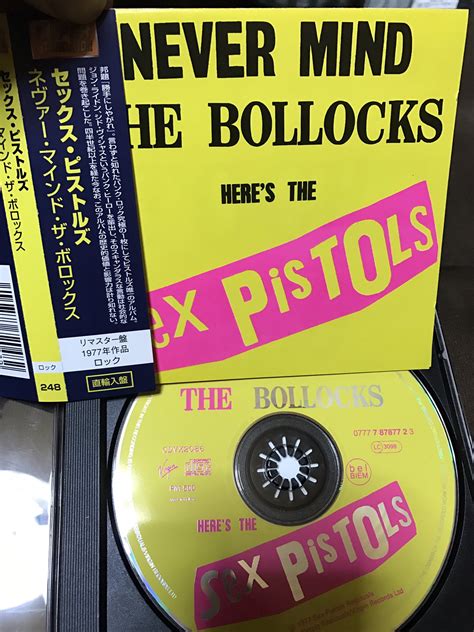 Aki★ On Twitter Sex Pistols Never Mind The Bollocks。輸入盤に帯を付けたものw中身は