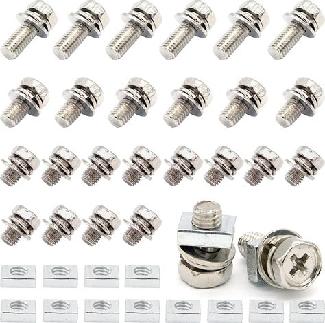 48 Pack Motorcycle Battery Terminal Bolts Screws Square