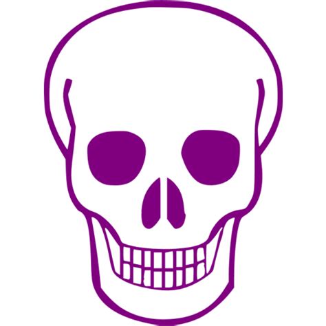 Purple Skull 71 Icon Free Purple Skull Icons